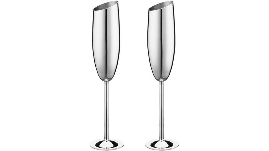 unbreakable stainless steel flutes