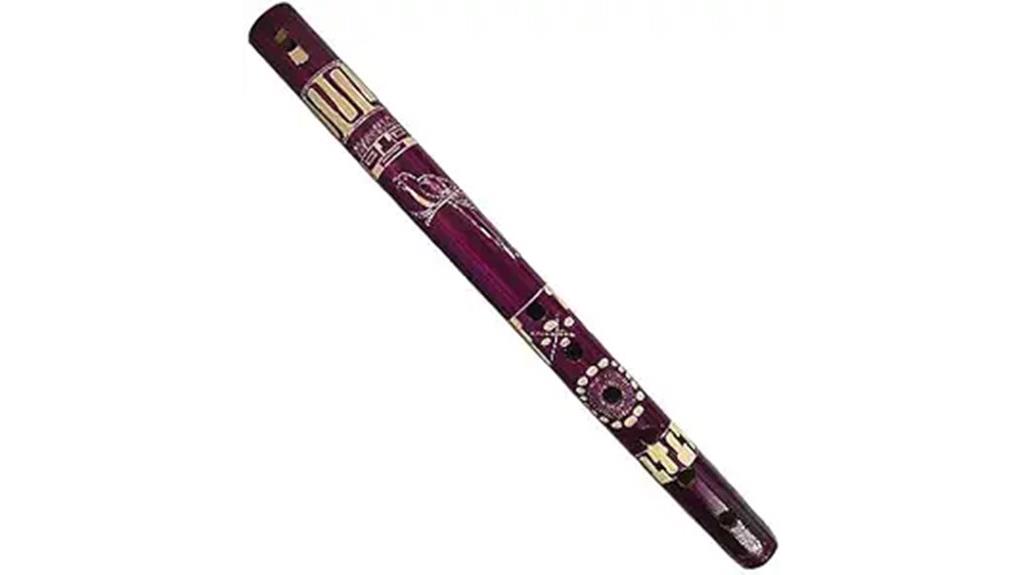 vibrant native bamboo flute