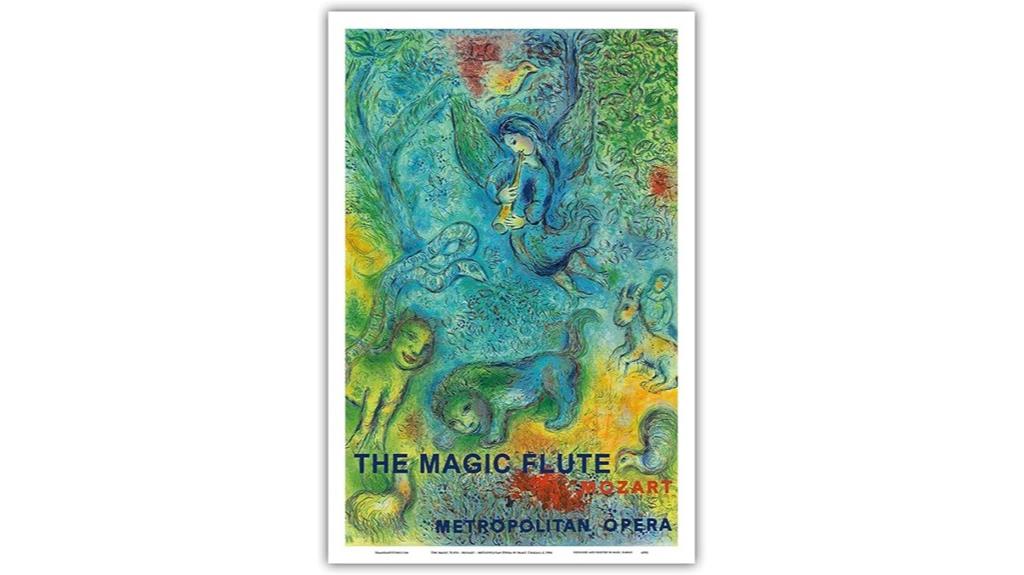 vintage magic flute poster