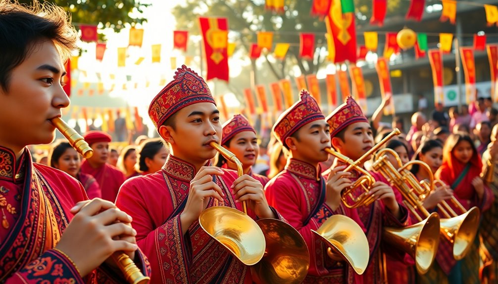 wind instruments in ceremonies