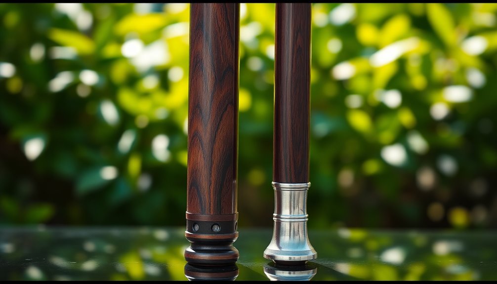 wooden versus metal flutes