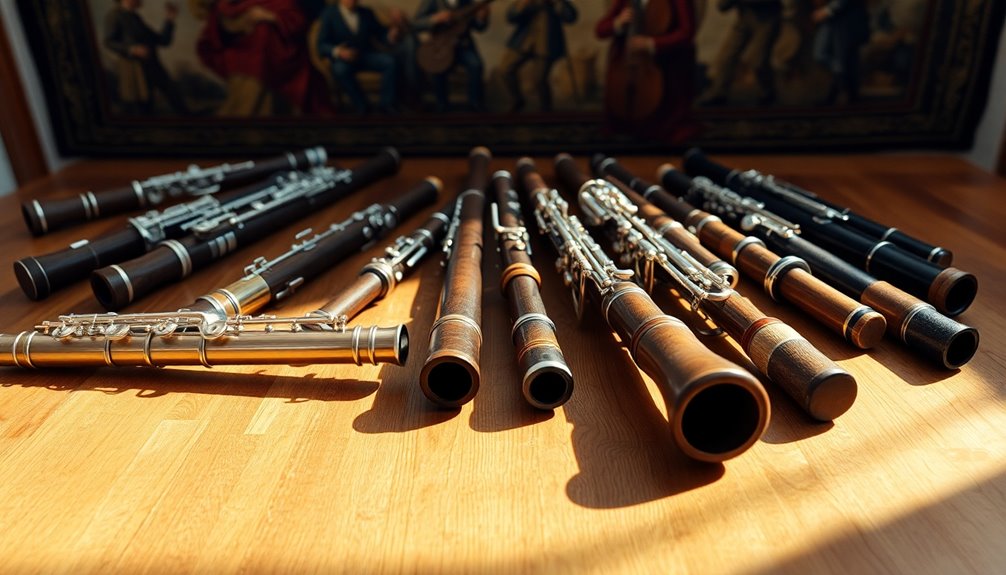 woodwind instrument evolution timeline