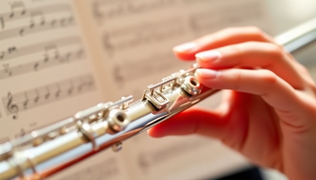 proper flute hand positioning