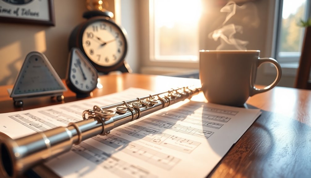 regular flute practice recommended